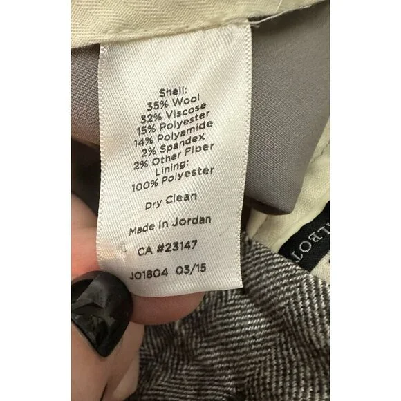 NWT Talbots Windsor Italian Wool Dress Pants Trousers Size 14 Career Office - Picture 6 of 11